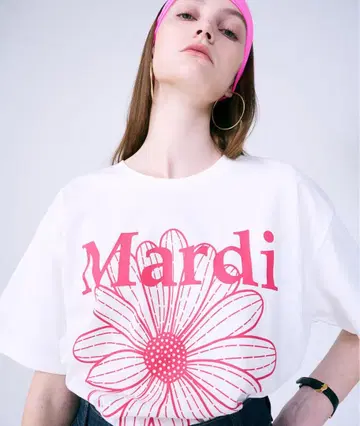 마르디 메크르디 티셔츠 FLOWER MARDI 티셔츠