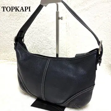 TOPKAPI 탑카피 원숄더 핸드백 가죽 천연 가죽 블랙