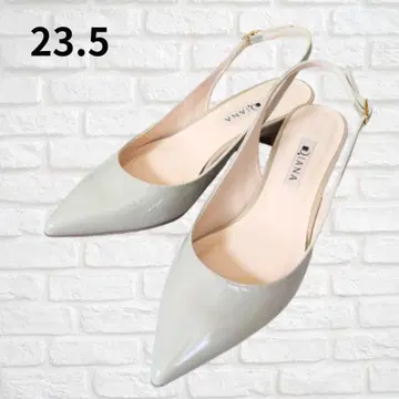 DIANA 다이애나 스트랩 에나멜 플랫 샌들 23.5cm