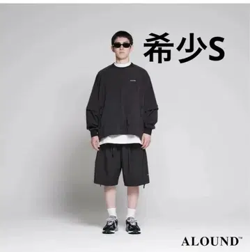 알라운드 투탭 벨트드 나일론 쇼츠