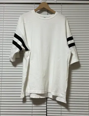 마커 풋볼 티셔츠 2 white black 일본제 marka