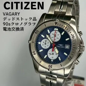 미사용품 CITIZEN 시티즌 제 바가리 크로노그래프 쿼츠 손목시계