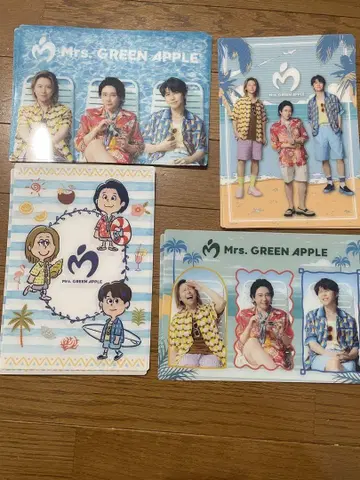 미세스 그린 애플 Mrs.GREEN APPLE 비주얼 시트 각 2장