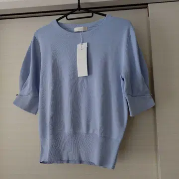 블루 계열 썸머 스웨터