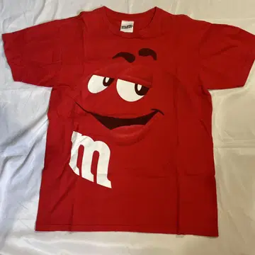 M&M's 캐릭터 티셔츠 빨간색