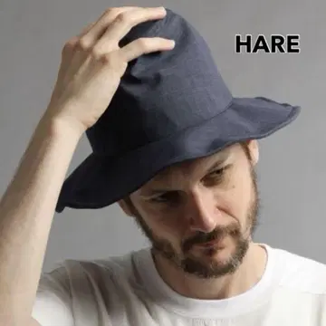 HARE 하레 데님 햇 챙이 넓은 디자인 유니섹스 일본제 인디고