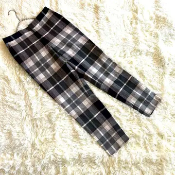 BLUE LABEL CRESTBRIDGE 체크 무늬 팬츠 38 모 99%