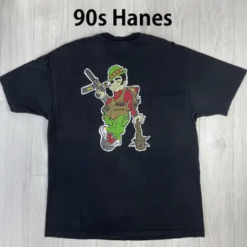 90년대 USA제 Hanes 싱글 스티치 프린트 티셔츠 XL