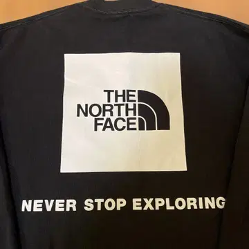 THE NORTH FACE 롱 슬리브 티셔츠 블랙