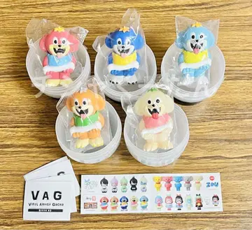 VAG43 Uluru 우루루 가챠 피규어 소프트 비닐 전 5종 컴프 세트