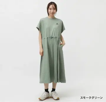 아디다스 여성용 원피스 개더 원피스 M 반팔