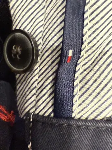 HILFIGER 치노 팬츠 스트라이프 안감