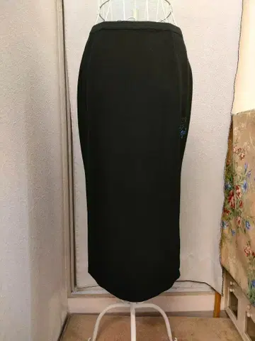 이타리야 블랙 스커트 밴딩