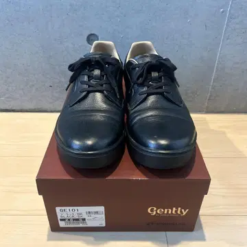 Gently GE101 블랙 가죽 신발