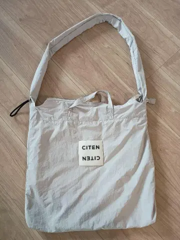 CITEN 라이트 그레이 토트백