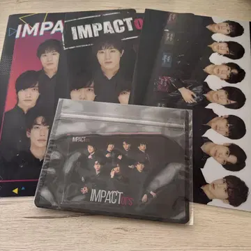 IMPACTors IMP. 클리어 파일 스티커 세트