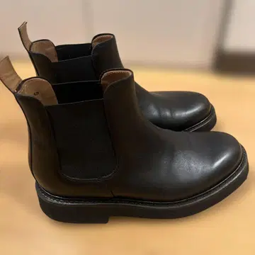 글렌슨 블랙 사이드 고어 부츠 25.5