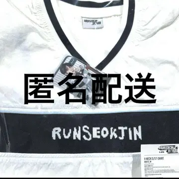 RUNSEOKJIN V넥 티셔츠 포토 카드 포함
