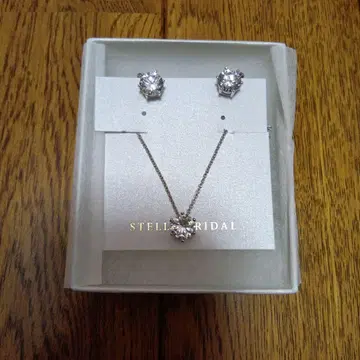 STELLA BRIDAL 목걸이 및 귀찌 세트