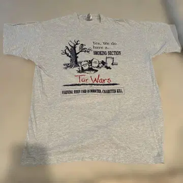 Tar Wars 그레이 티셔츠 XL