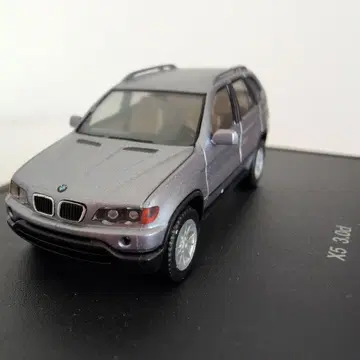 BMW X5 3.0d 미니카 실버