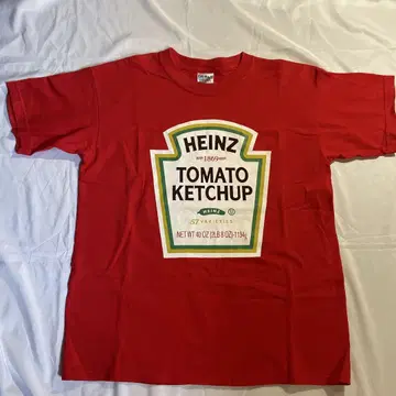 HEINZ 토마토 케첩 티셔츠 L