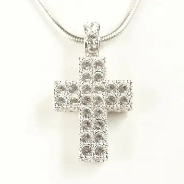 스와로브스키 Cross 펜던트
