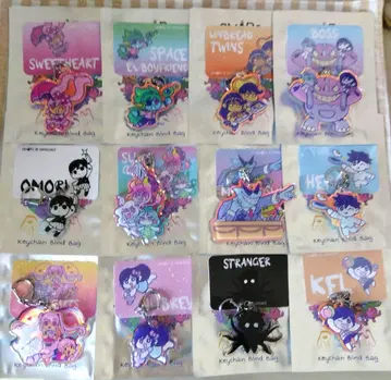 OMORI 보스 러쉬 아크릴 키링 컴프