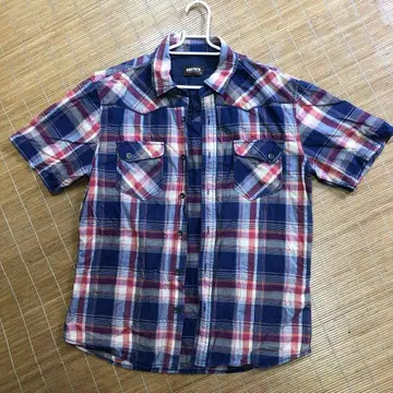 SMITH'S AMERICAN 반팔 체크 셔츠 새상품급 LL