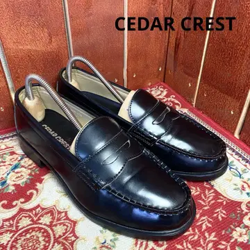 CEDAR CREST 코인 로퍼 블랙 24.5cm