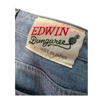 EDWIN Dungaree 이지 데님 팬츠 S 사이즈 일본제