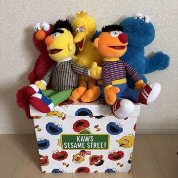 KAWS SESAME STREET 봉제 인형 5종 세트