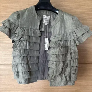 nanette lepore 프릴 반팔 가디건 208