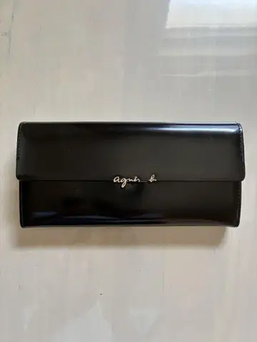 agnes b. 블랙 장지갑