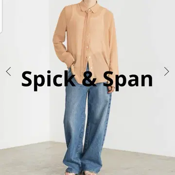 Spick & Span 블라우스 보타이 시어 블라우스