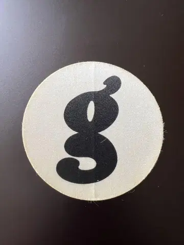 90년대 초기 GOODENOGH 천 스티커 굿이너프