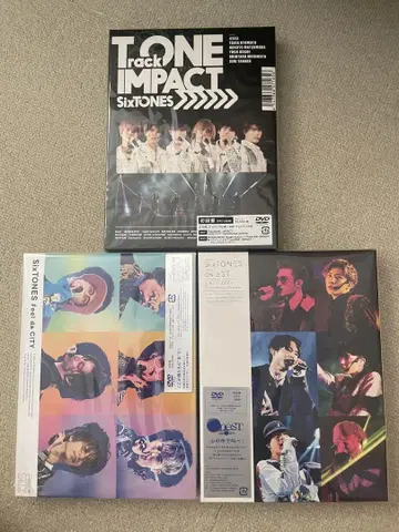 SixTONES 라이브 DVD 3종 세트