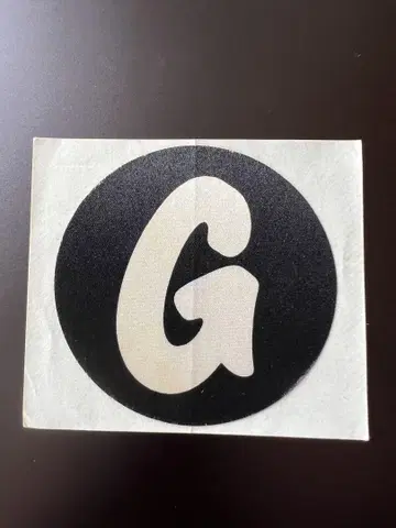 90년대 초기 GOODENOGH 천 스티커 굿이너프