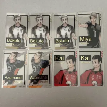 금박 클리어 카드 하이큐