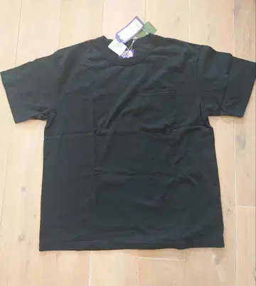 THE NORTH FACE 퍼플 라벨 포켓 티셔츠 M 블랙