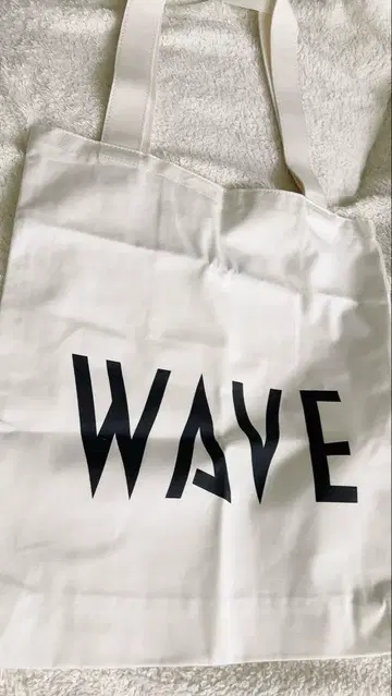 WAVE 에코백 화이트