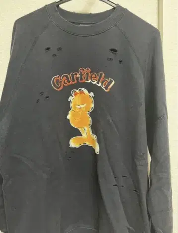 FREAK'S STORE 맨투맨 빅 실루엣 데미지 가공