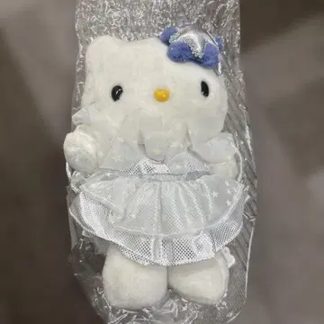 산리오/헬로키티/스타 엔젤/실버/드레스/봉제 인형