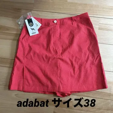 adabat 골프 큐롯 스커트 38 택 포함 새상품 빨간색 팬츠 의류