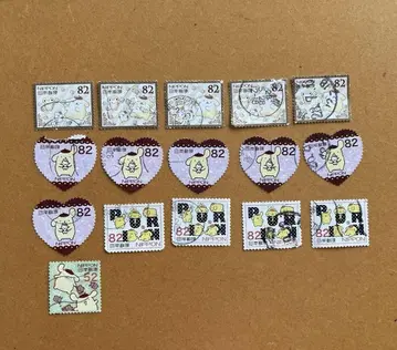 폼폼푸딩 기사용 우표 22장