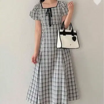 AnMILLE 안미르 체크 머메이드 원피스