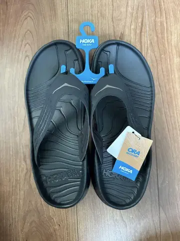 미사용 새상품 HOKA M ORA RECOVERY FLIP 블랙 27cm