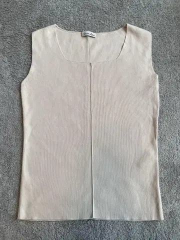 steven alan 베이지 슬리브리스 상의