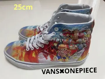 VANS 원피스 하이컷 스니커즈 레어 25cm