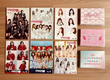 Apink JAPAN 팬클럽 뉴스레터 5권, DVD 3종